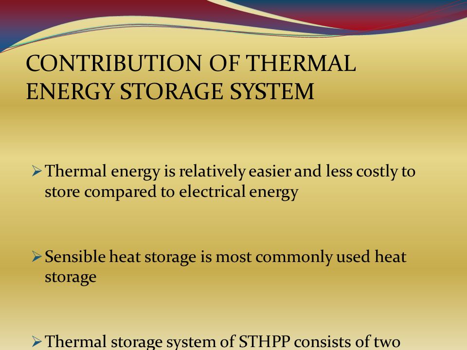 Energy and sensible heat